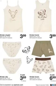 Zeeman - Folder - Voorbeeld van een folder van Zeeman, geldig van 31.01.2026 | Pagina: 6 | Producten: Hemd, Slip, Kinder