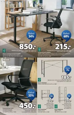 Pogląd oferty "JYSK Gazetka" - ważna od 08.10.2025 | Strona: 16 | Produkty: Krzesło, Biurko, Siatka, Regał