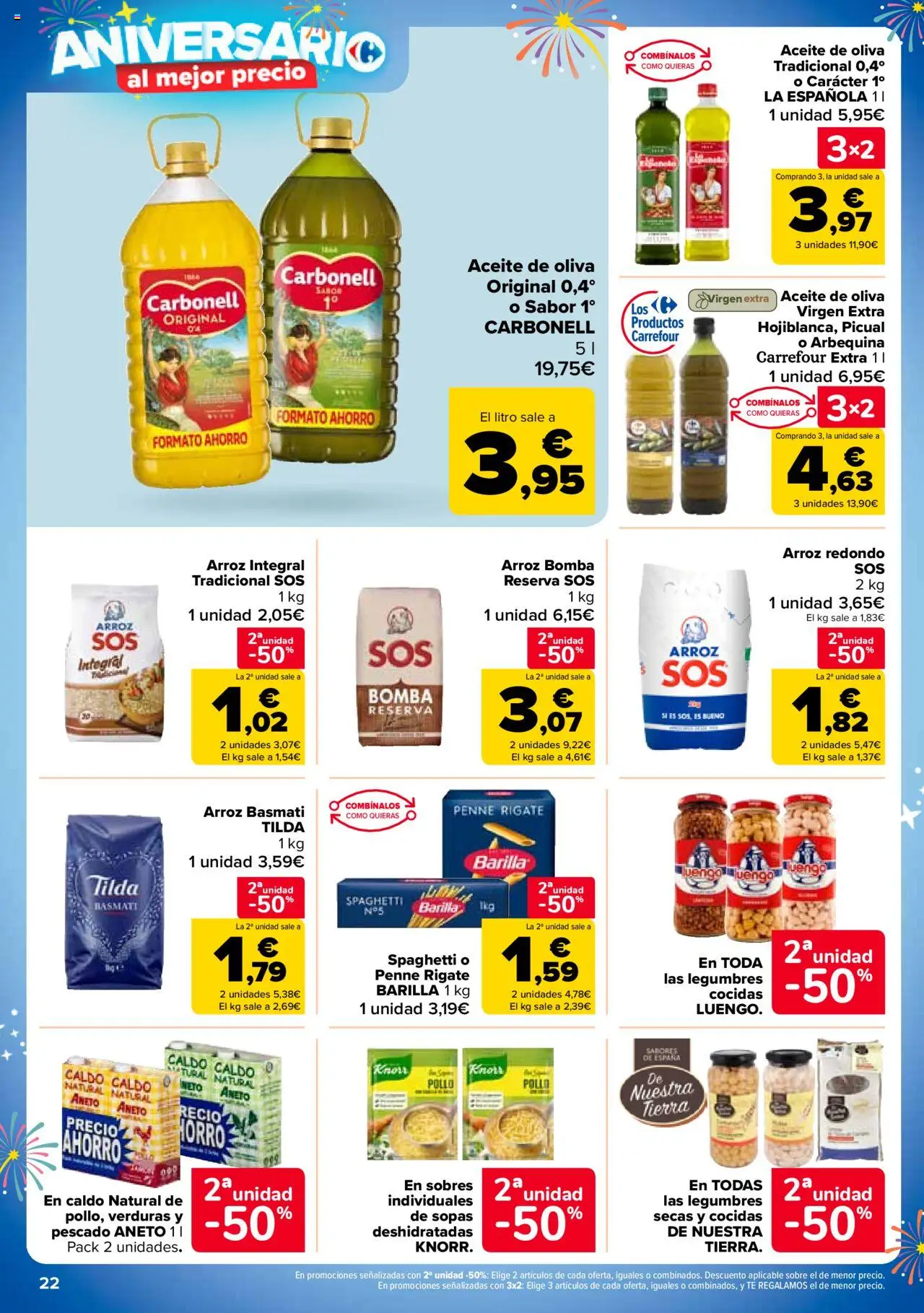 Carrefour folleto │ válido desde el 14.10.2025 | Página: 22 | Productos: Arroz, Pescado, Aceite de oliva, Κλειδαριά της πόρτας