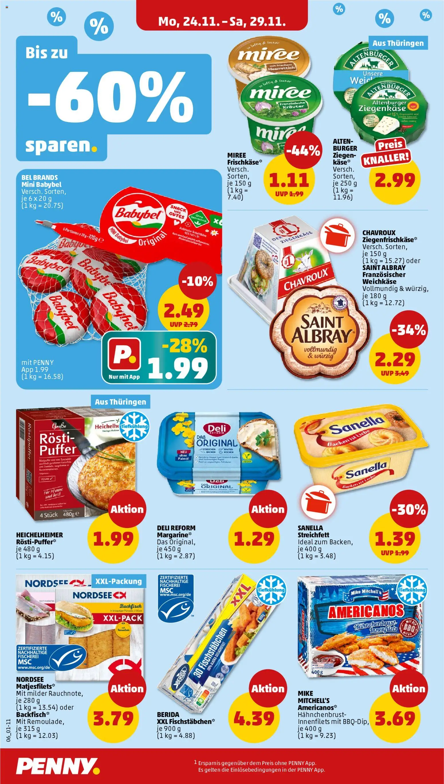 Penny - Black Friday – gültig ab 24.11.2025 | Seite: 6 | Produkte: Grill, Margarine, Babybel, Deli reform