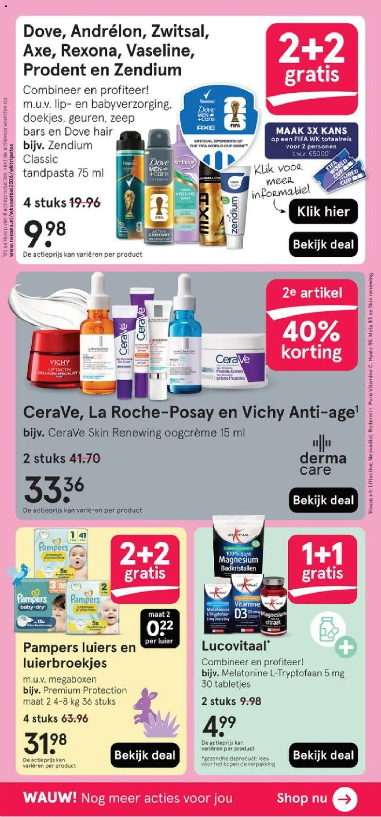 {H1} | Pagina: 2 | Producten: Tandpasta, Kan, Pampers, Zeep