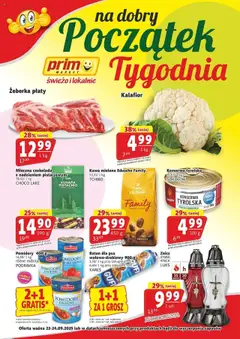 Pogląd oferty "Prim Market Gazetka - Na dobry początek tygodnia" - ważna od 22.09.2025