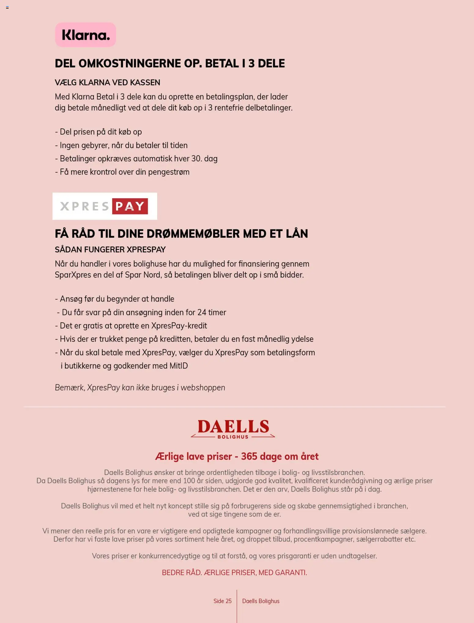 Daells Bolighus tilbudsavis – gyldig fra 26.12.2025 | Side: 25 | Produkter: Søm