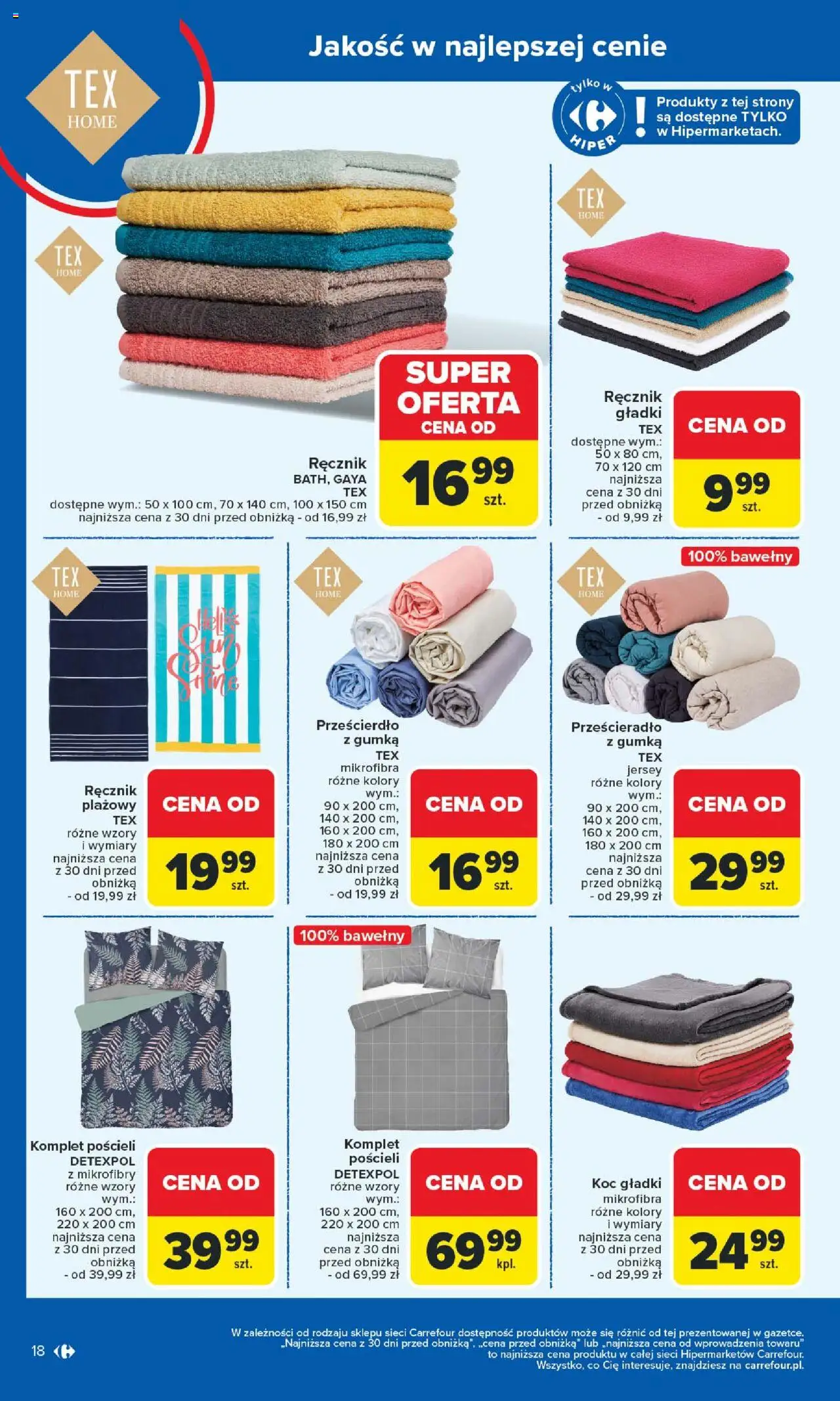 Carrefour Gazetka - Produkt Carrefour od poniedziałku od 02.06.2025 | Strona: 18 | Produkty: Koc