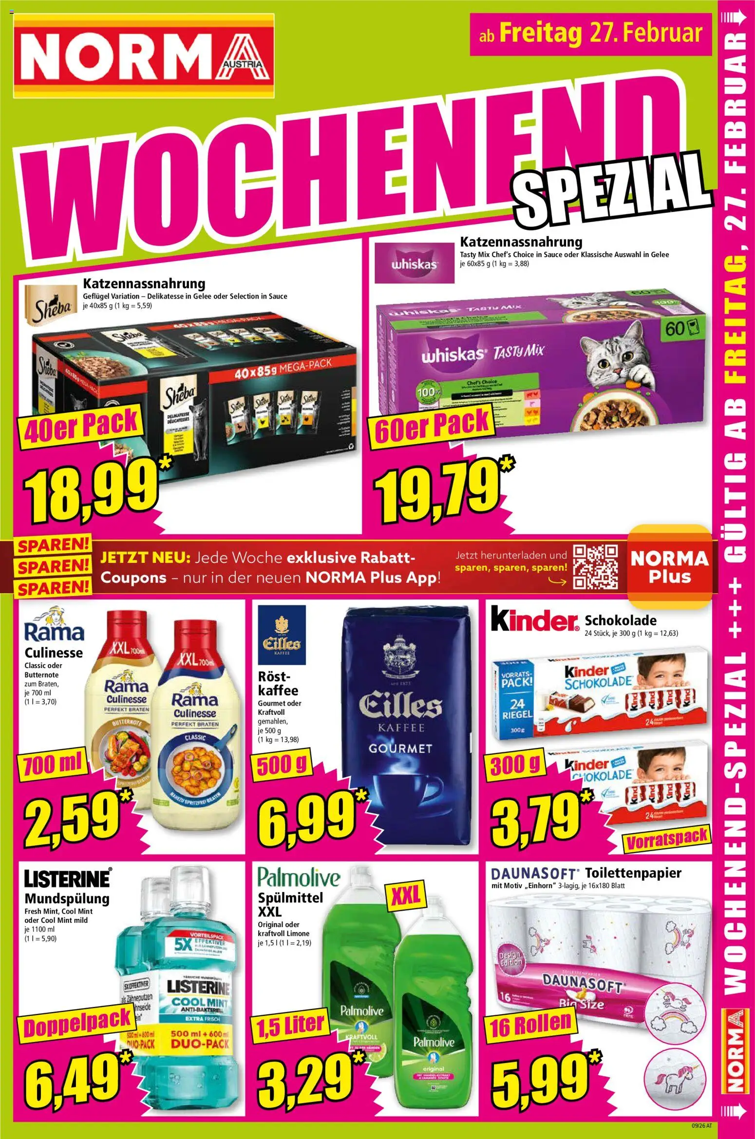 Norma Flugblatt gültig ab 23.02.2026 | Seite: 17 | Produkte: Kaffee, Schokolade