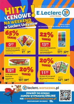 Pogląd oferty "E.Leclerc Gazetka - Warszawa Ursynów" - ważna od 04.09.2025