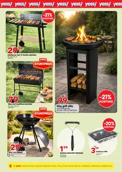 yess! folder / publicité - Voorbeeld van een folder van yess!, geldig van 24.03.2026 | Pagina: 9 | Producten: Grill, Planken