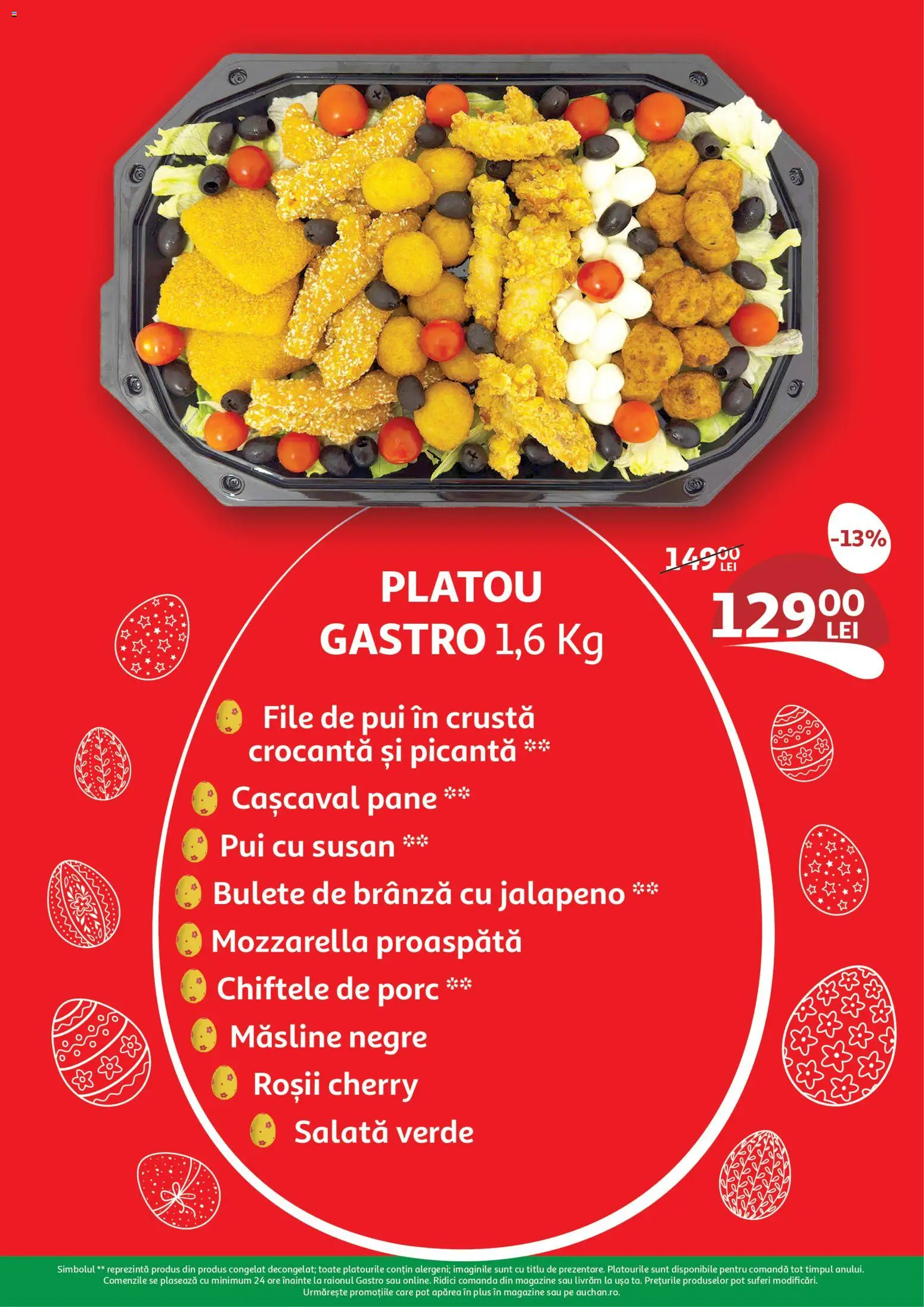 Noul catalog Auchan – valabil de la 01.04.2026 | Pagină: 2 | Produse: Hijyenik ped, Hacıyatmaz Kedi Oyuncağı, Ușă, Chiftele