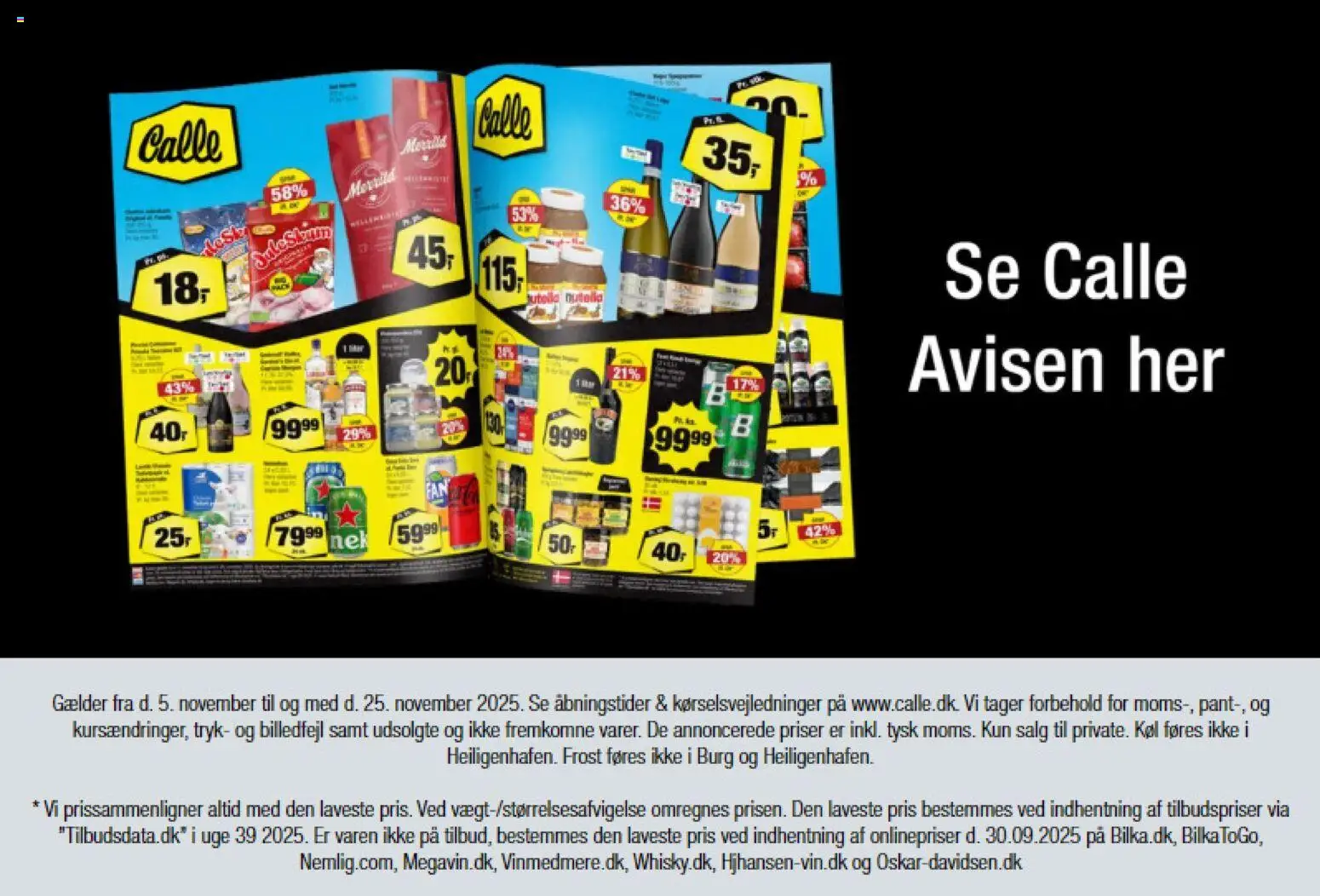 Calle tilbudsavis – gyldig fra 05.11.2025 | Side: 15 | Produkter: Nutella