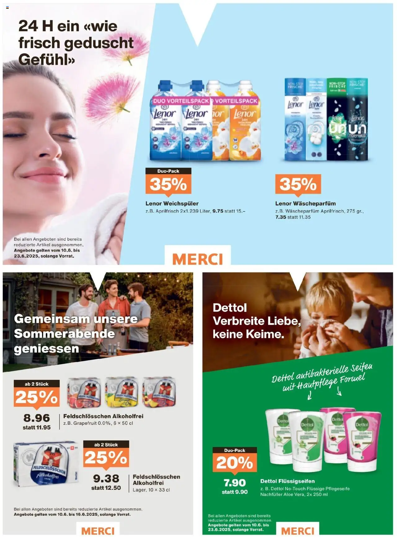 Migros Magazin ab 10.06.2025 | Seite: 40 | Produkte: Weichspüler, Grapefruit