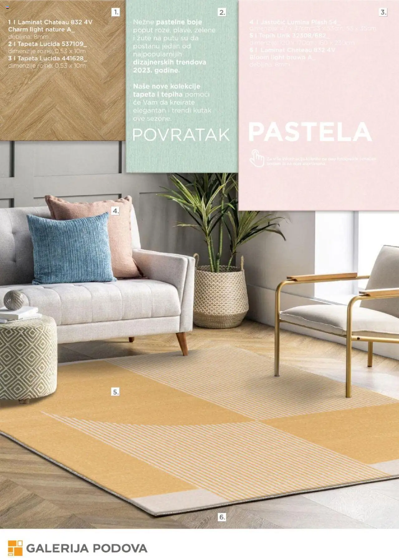 Galerija Podova katalog - važi od 31.01.2025 | Strana: 6 | Proizvode: Tepih