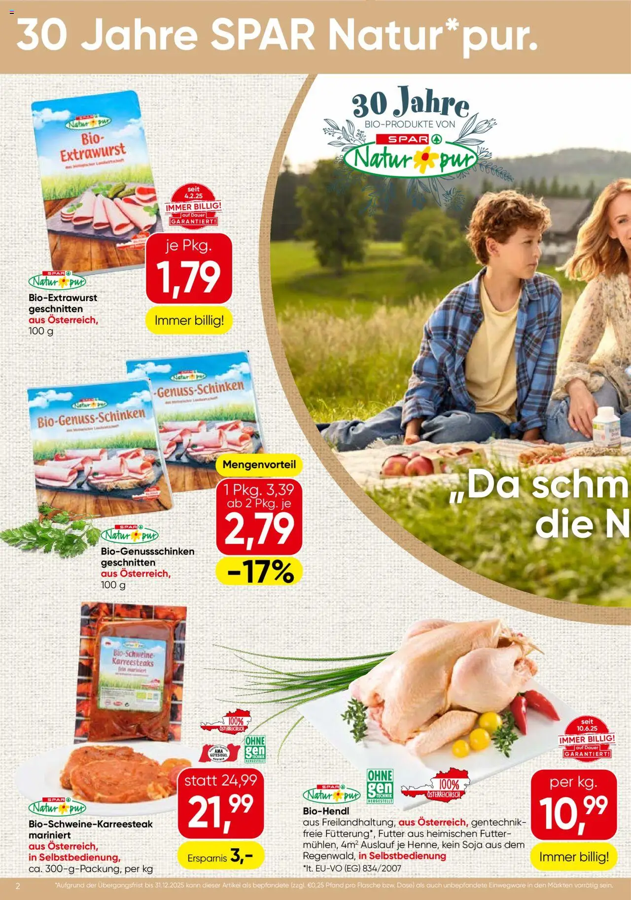 Spar Natur*pur - Tirol gültig ab 21.08.2025 | Seite: 2