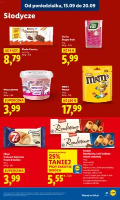 M&M's Peanut, 250 g od 15.09.2025 | Strona: 47
