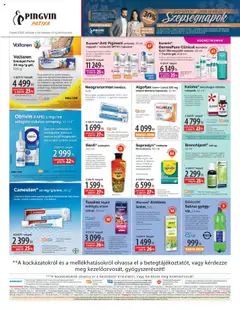 Pingvin Patika Akciós újság - amely érvényes a következő dátumtól: 01.10.2025 | Oldal: 8 | Termékek: Kakukkfű, Hajszesz, Gomba, Sör