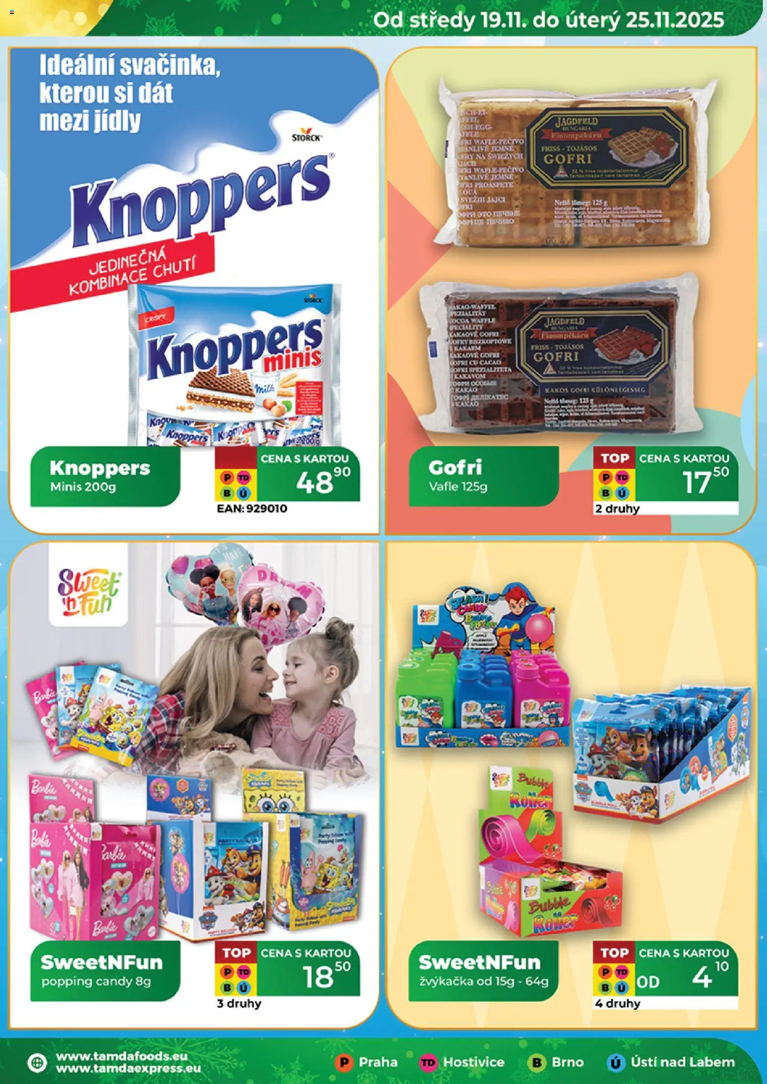 Tamda Foods leták od 19.11.2025 | Strana: 9 | Produkty: Knoppers, Vafle