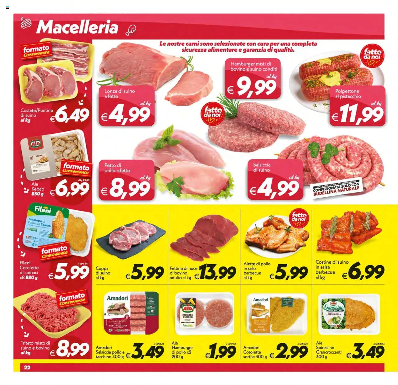 Volantino SuperConveniente del 17.10.2025 | Pagina: 22 | Prodotti: Bovino, Pollo, Salsa, Barbecue