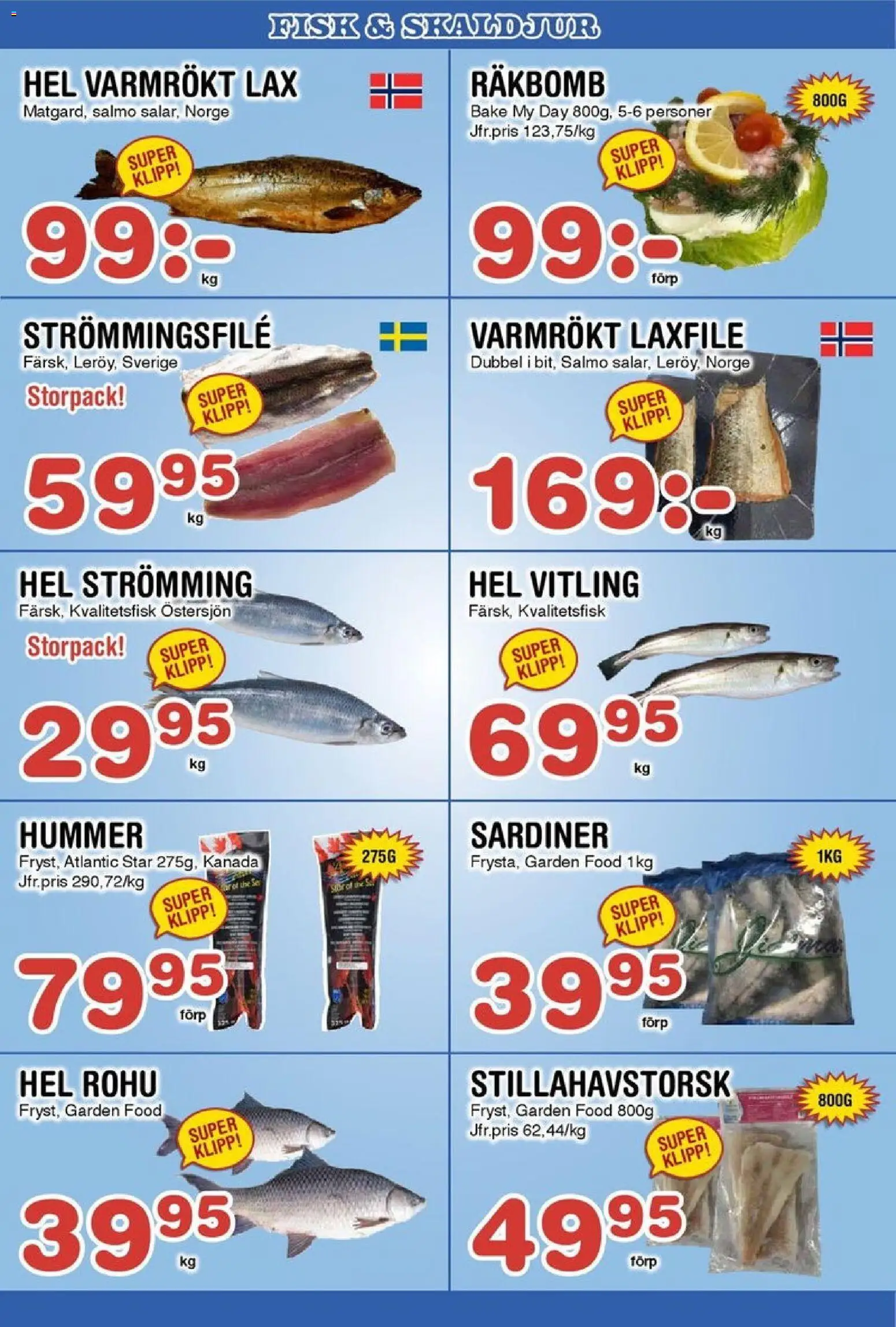 Nya Pulsen reklamblad aktuell från 10.11.2025 | Sida: 11 | Produkter: Lax