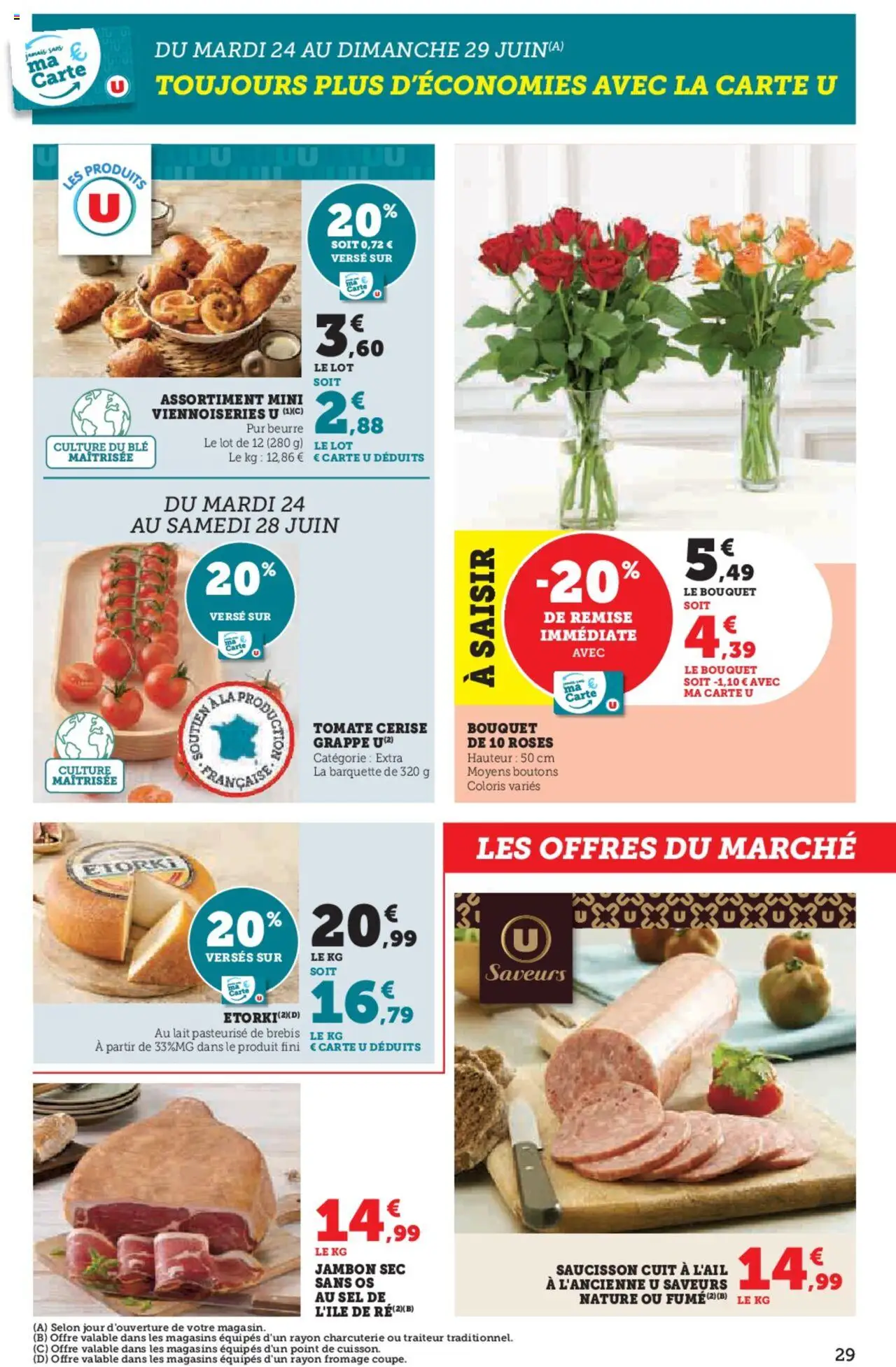  | Page: 29 | Produits: Viennoiseries, Lait, Beurre, Fromage