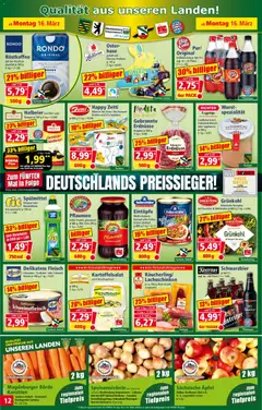 Norma Prospekt 	 ab 16.03.2026 gültig | Seite: 12 | Produkte: Granatapfel, Erdnüsse, Gemüse, Saft