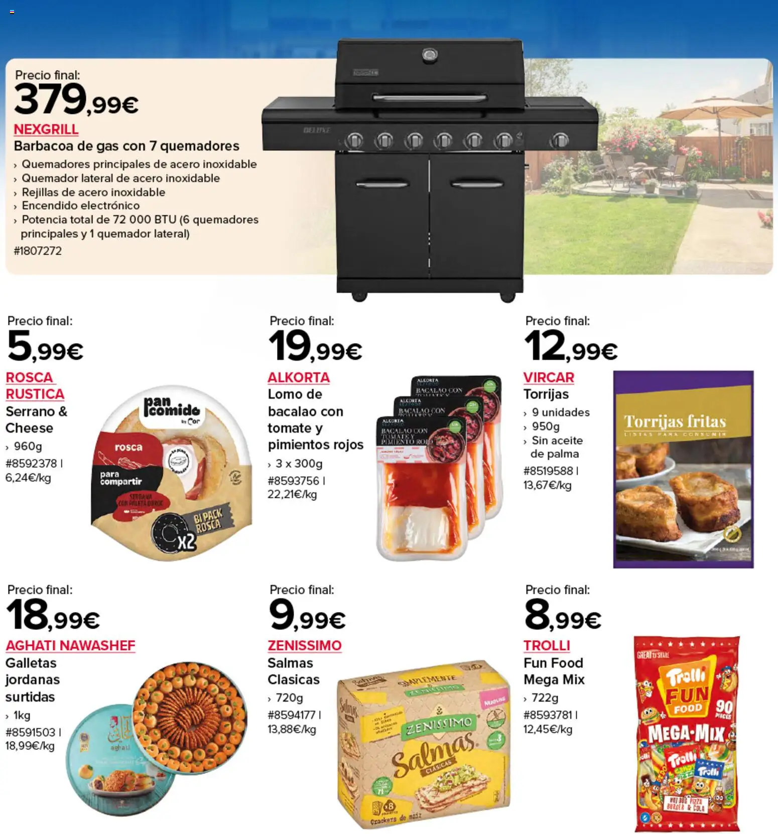Costco catálogo │ válido desde el 12.03.2026 | Página: 2 | Productos: Κάδος απορρυμάτων, Galletas, Barbacoa, Quemador