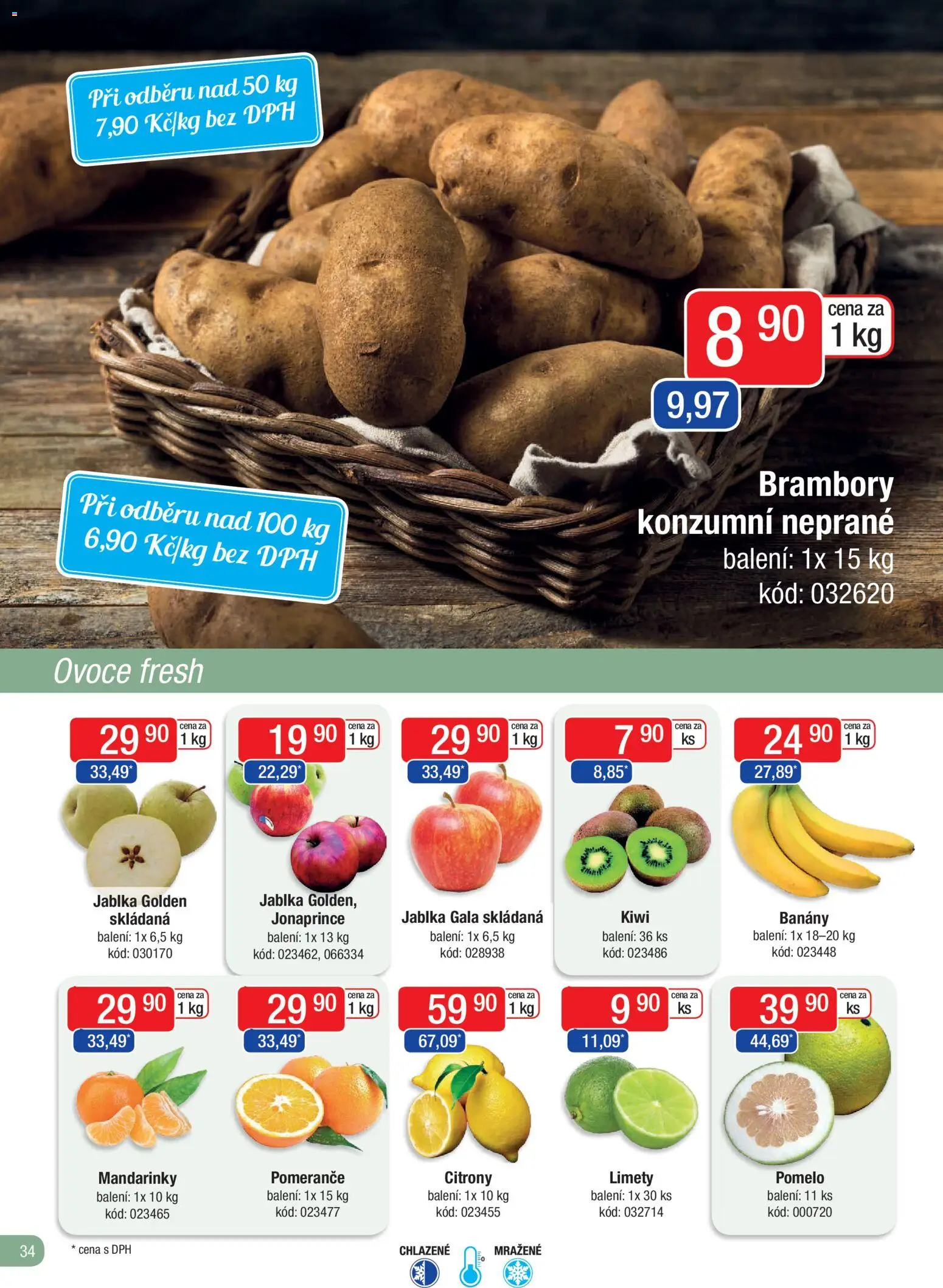 Astur & Qanto leták - Velkoobchod fresh 12/2025 od 01.12.2025 | Strana: 34 | Produkty: Jablka Gala, Jablka, Pomeranče, Citróny