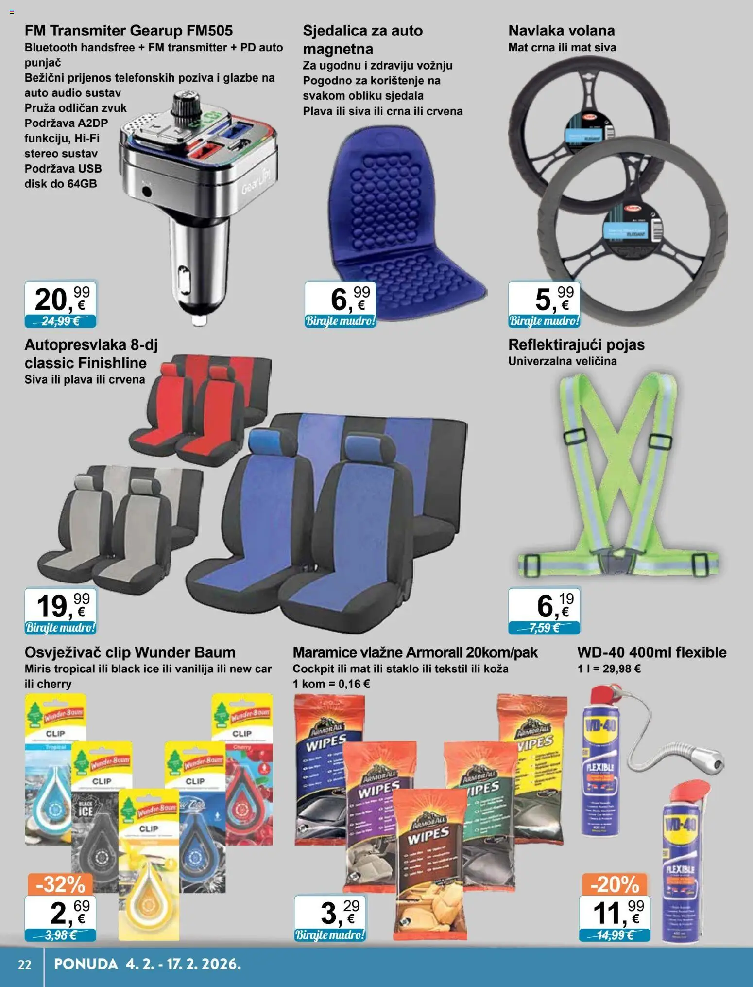 KTC katalog | vrijedi od 04.02.2026 | Stranica: 22 | Proizvodi: Miris, Pojas, Disk, USB