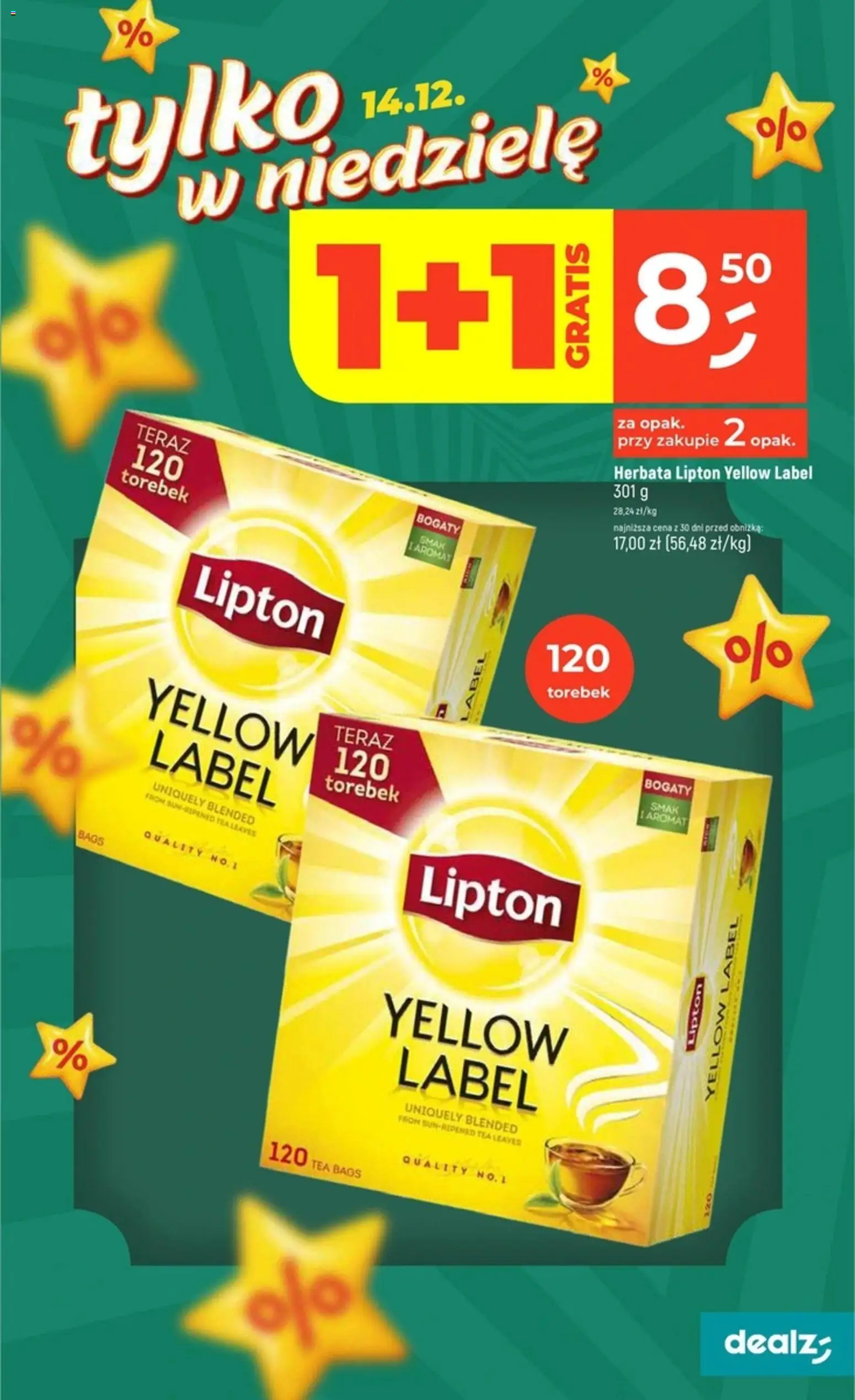Dealz Gazetka - Kalendarz adwentowy od 08.12.2025 | Strona: 9 | Produkty: Herbata lipton, Herbata