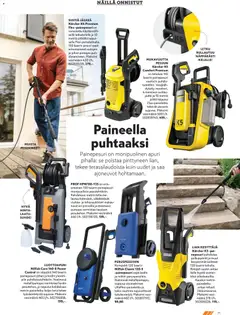 K-Rauta-mainoslehti voimassa 01.04.2026 alkaen | Sivu: 71 | Tuotteet: Letku, Painepesuri, Suihku, Pumppu
