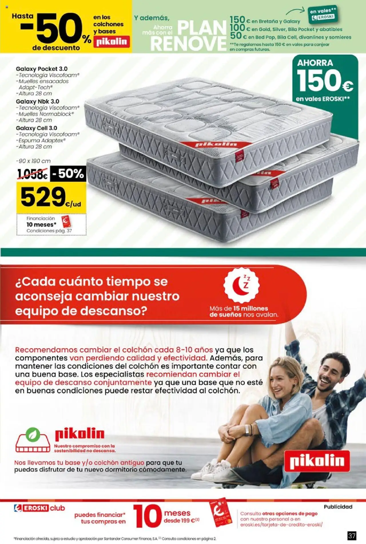 Eroski - Oh! Qué chef │ válido desde el 09.10.2025 | Página: 37 | Productos: Té, Colchon