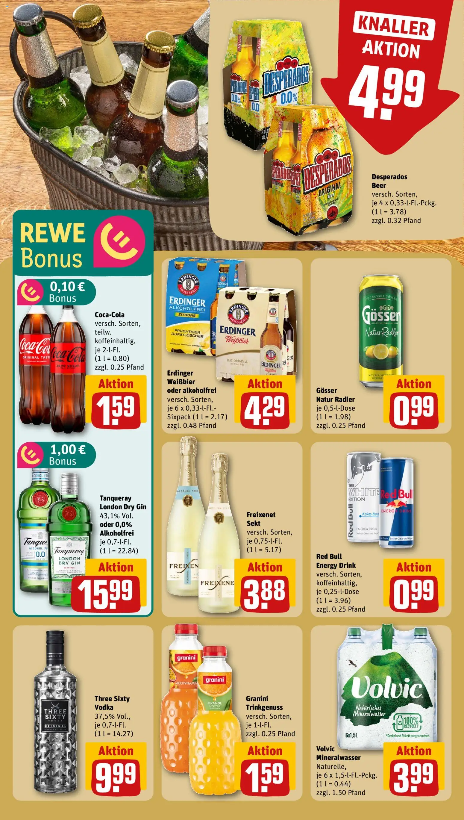 Rewe Prospekt 	 – gültig ab 27.04.2026 | Seite: 11 | Produkte: Erdinger, Freixenet, Zitrone, Gin