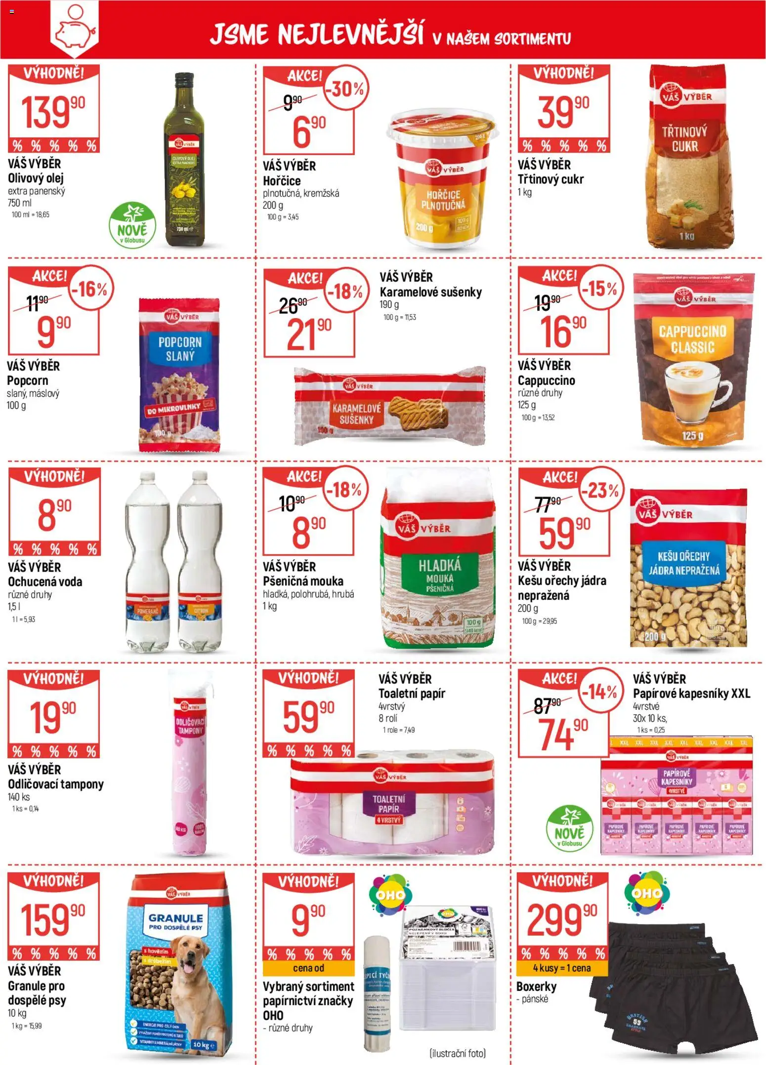 Globus leták od 04.03.2026 | Strana: 4 | Produkty: Třtinový cukr, Hořčice, Citron, Cappuccino