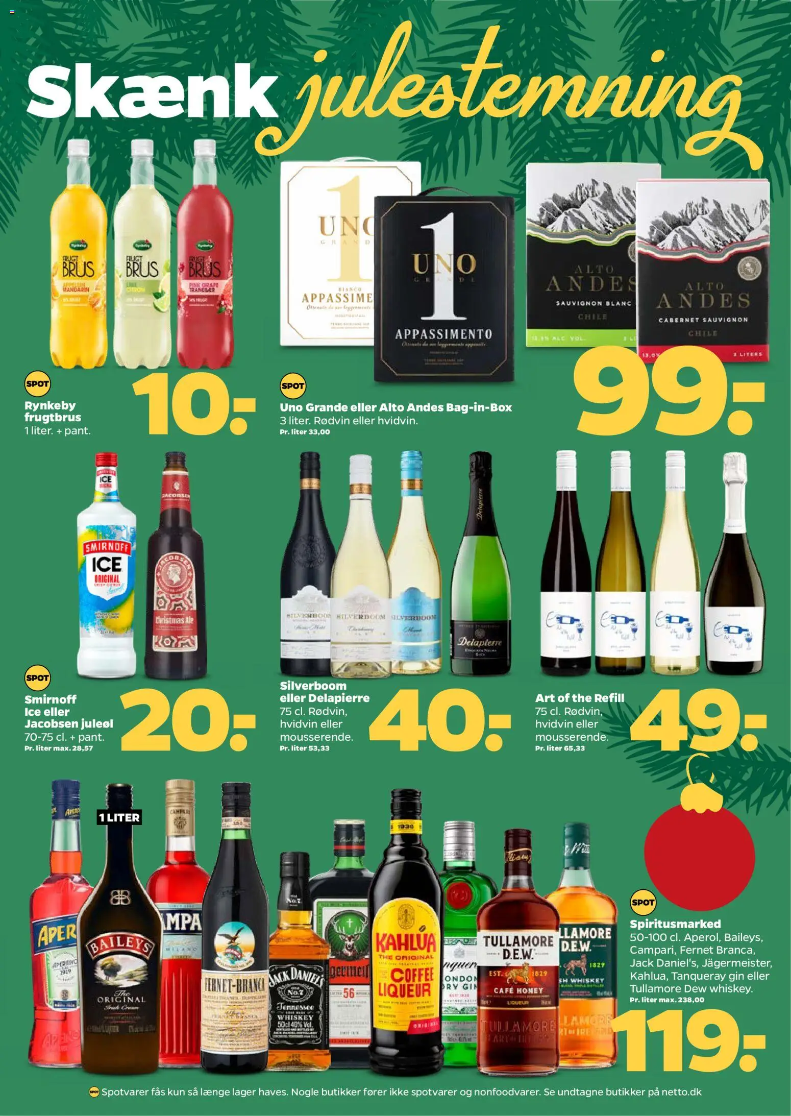 Netto tilbudsavis – gyldig fra 06.12.2025 | Side: 23 | Produkter: Amendoins, Gin, Skænk