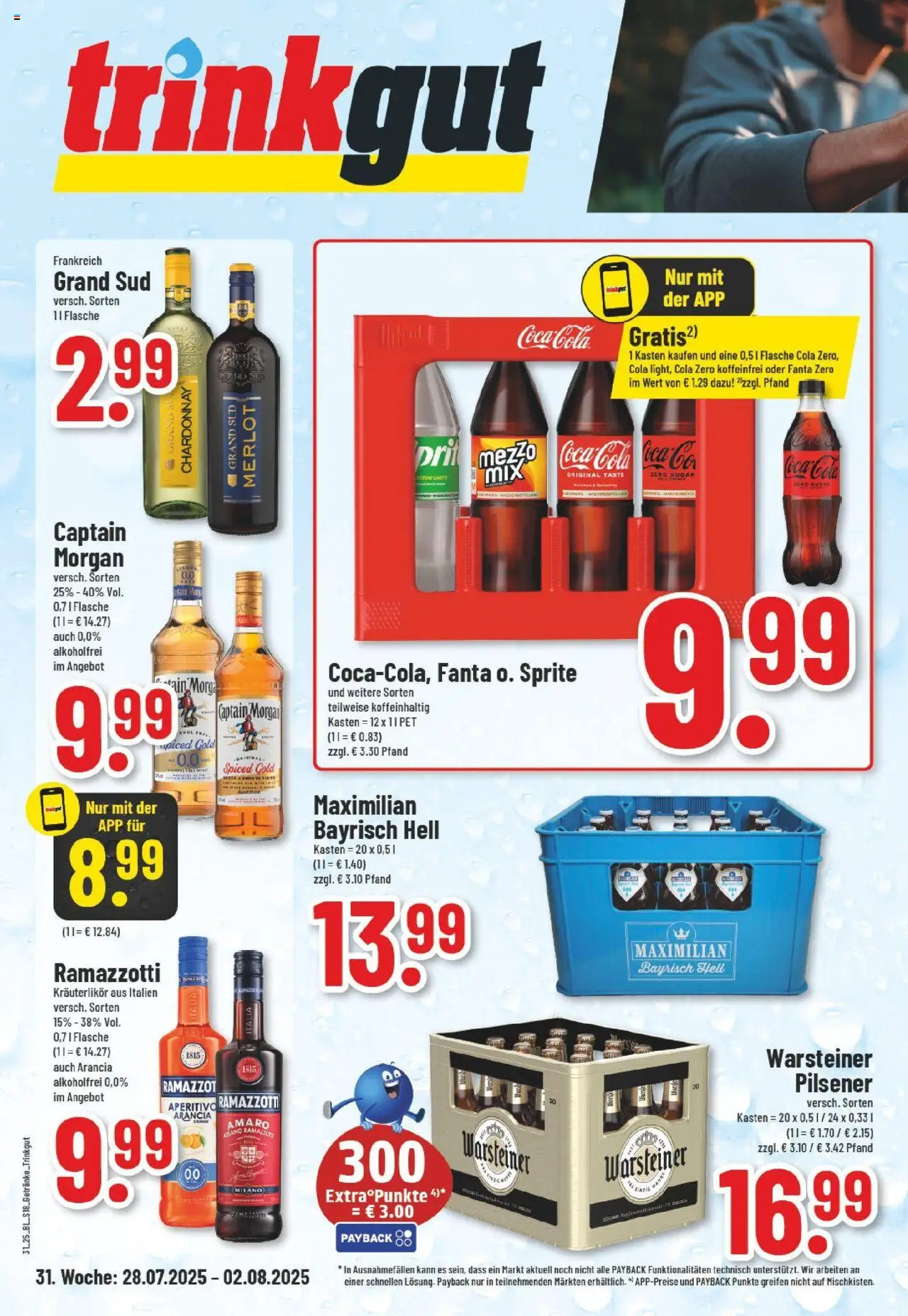 Edeka prospekt Everswinkel	 - gültig ab dem 27.07.2025 | Seite: 18 | Produkte: Fanta, Rum, Grand sud, Captain morgan