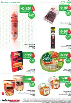 Intermarché folder - Voorbeeld van een folder van Intermarché, geldig van 01.10.2025 | Pagina: 4 | Producten: Pizza, Pasta, La, Salami