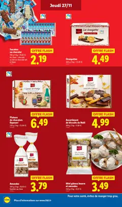 LIDL - Prévisualisation de Mini gâteau beurre et amandes, 350 g (1 kg = 9,97 €) valide à partir de 27.11.2025 | Page: 36