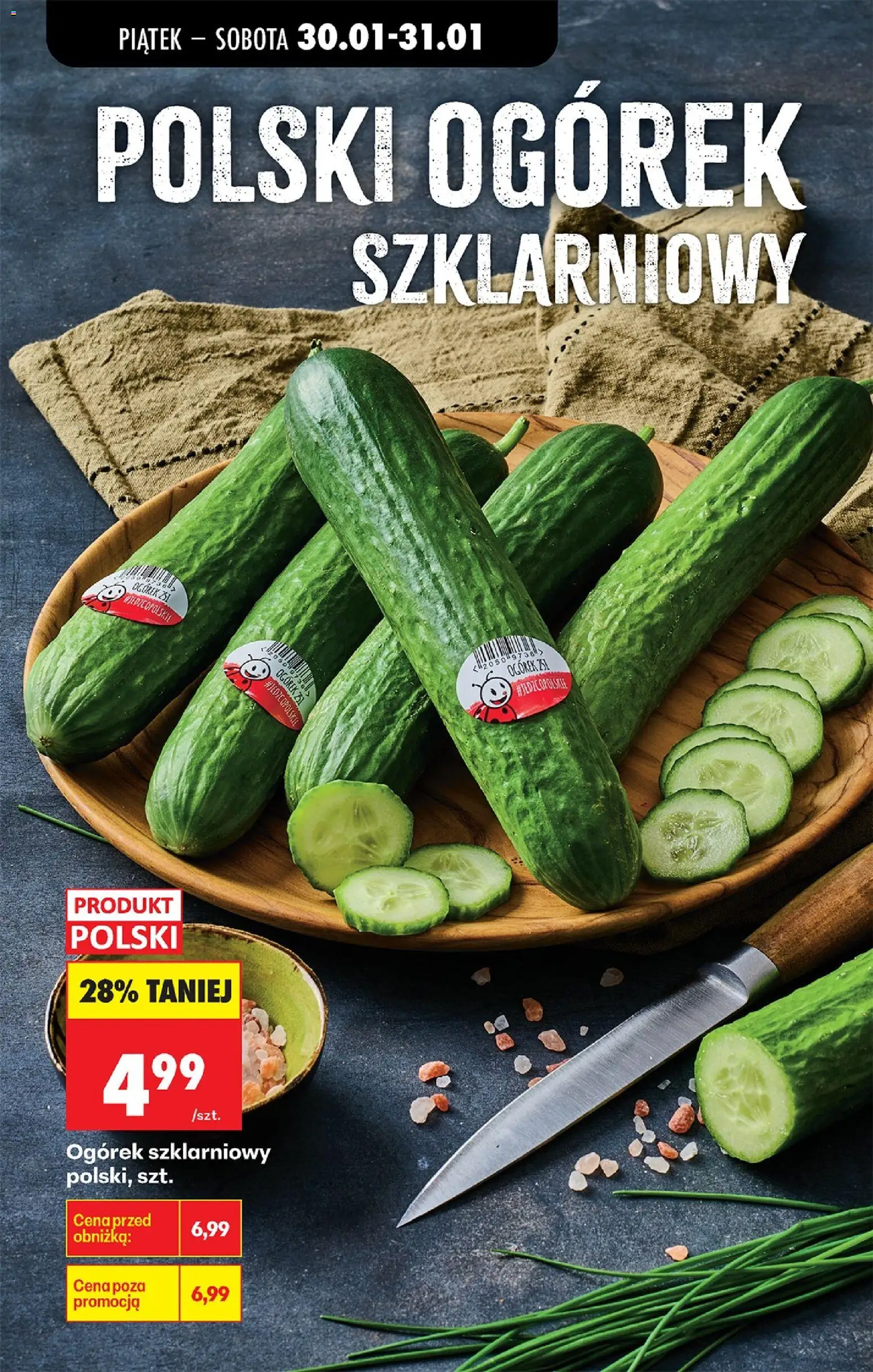 Biedronka gazetka - Od piątku od 30.01.2026 | Strona: 38 | Produkty: Ogórek szklarniowy