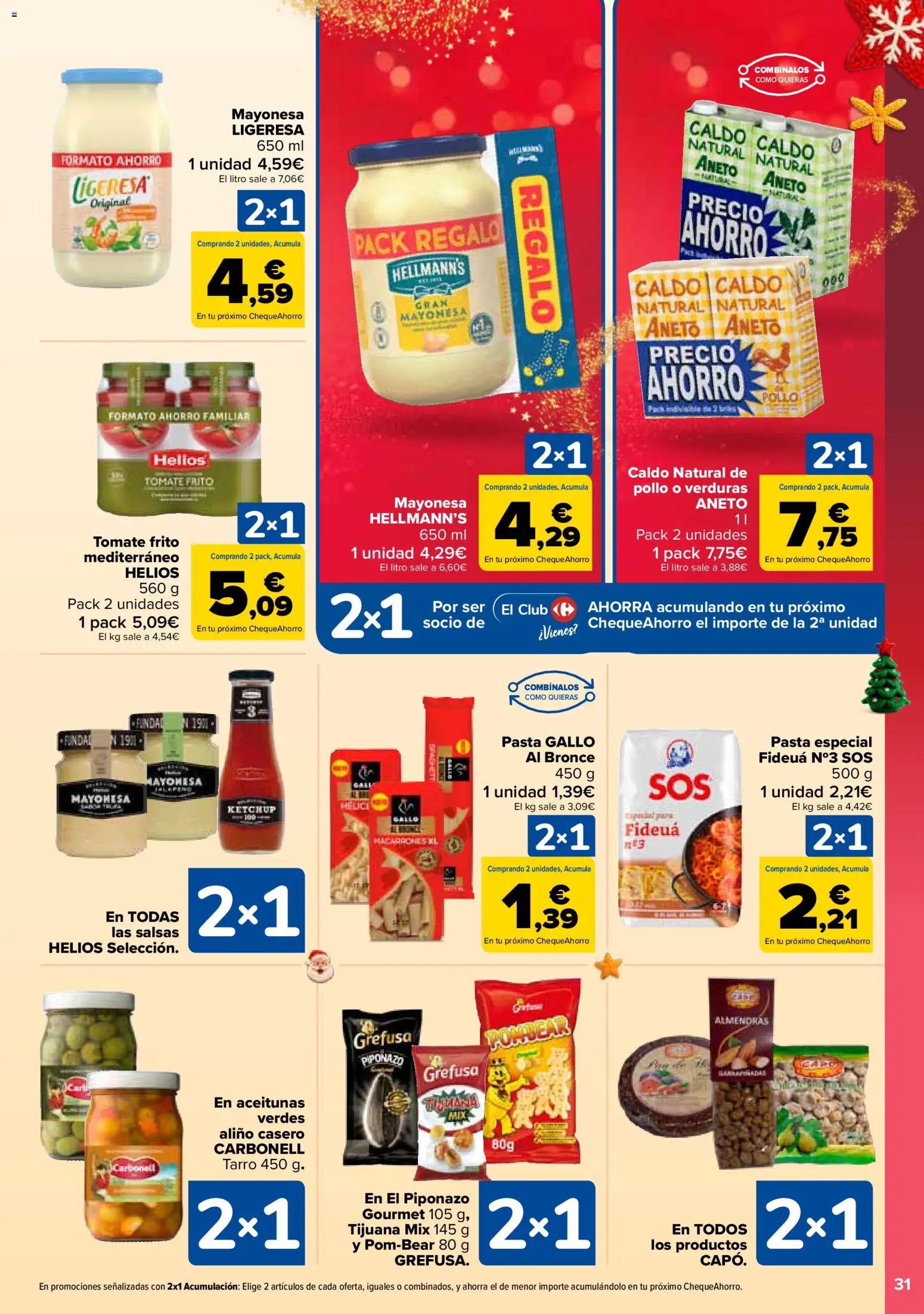 Carrefour folleto │ válido desde el 12.12.2025 | Página: 33 | Productos: Pasta, Οθόνη προβολής