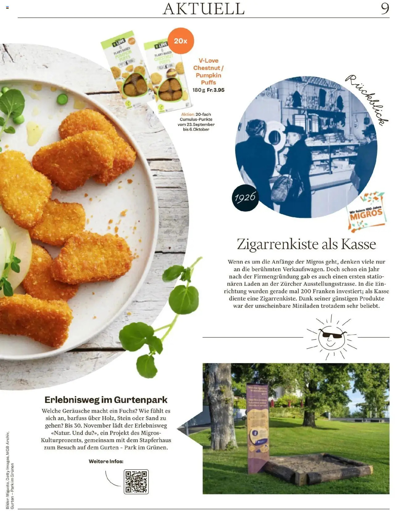 Migros Magazin – gültig ab 22.09.2025 | Seite: 9 | Produkte: Bilder