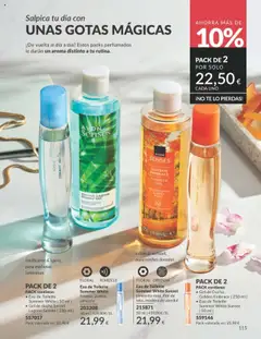Eau de Toilette Summer White, Eau de Toilette Summer White freesia, jazmín, almizcle │ válido desde el 01.09.2025 | Página: 115 | Productos: Perfume, Eau de toilette, Gel de ducha, Ducha
