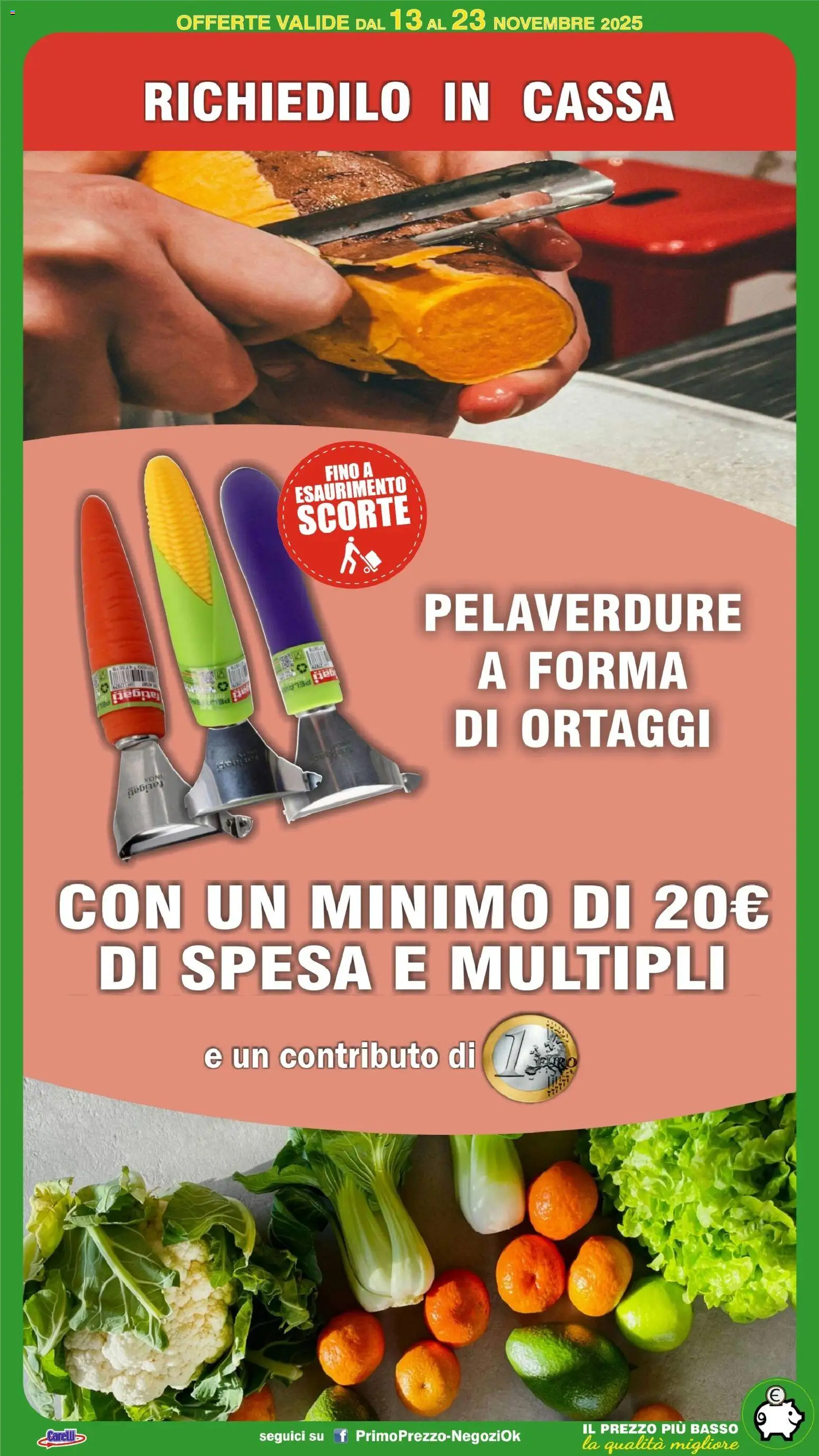 Volantino Primo Prezzo del 13.11.2025 | Pagina: 49 | Prodotti: Ortaggi