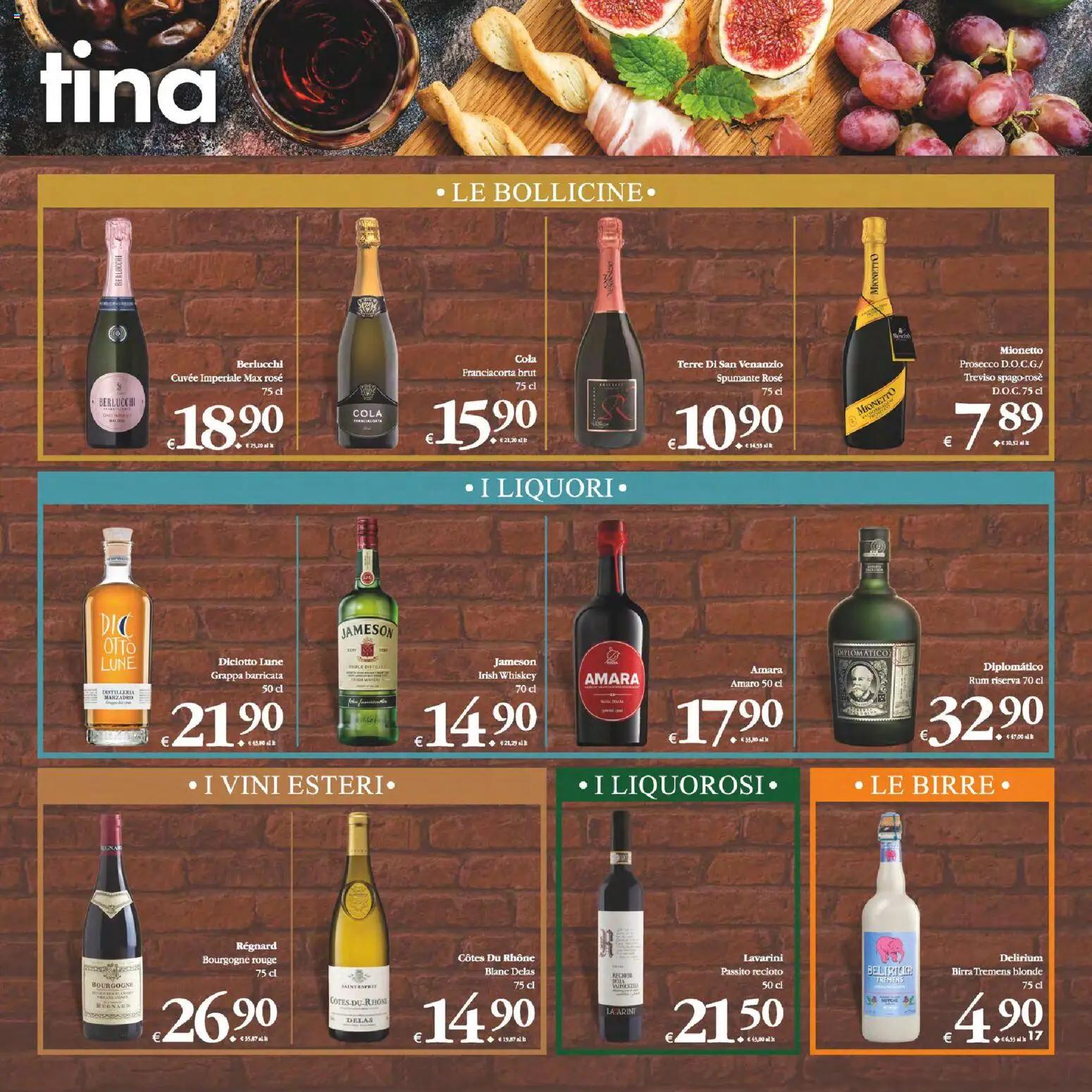 Volantino Decò del 24.02.2026 | Pagina: 17 | Prodotti: Birra, Prosecco, Rum, Grappa