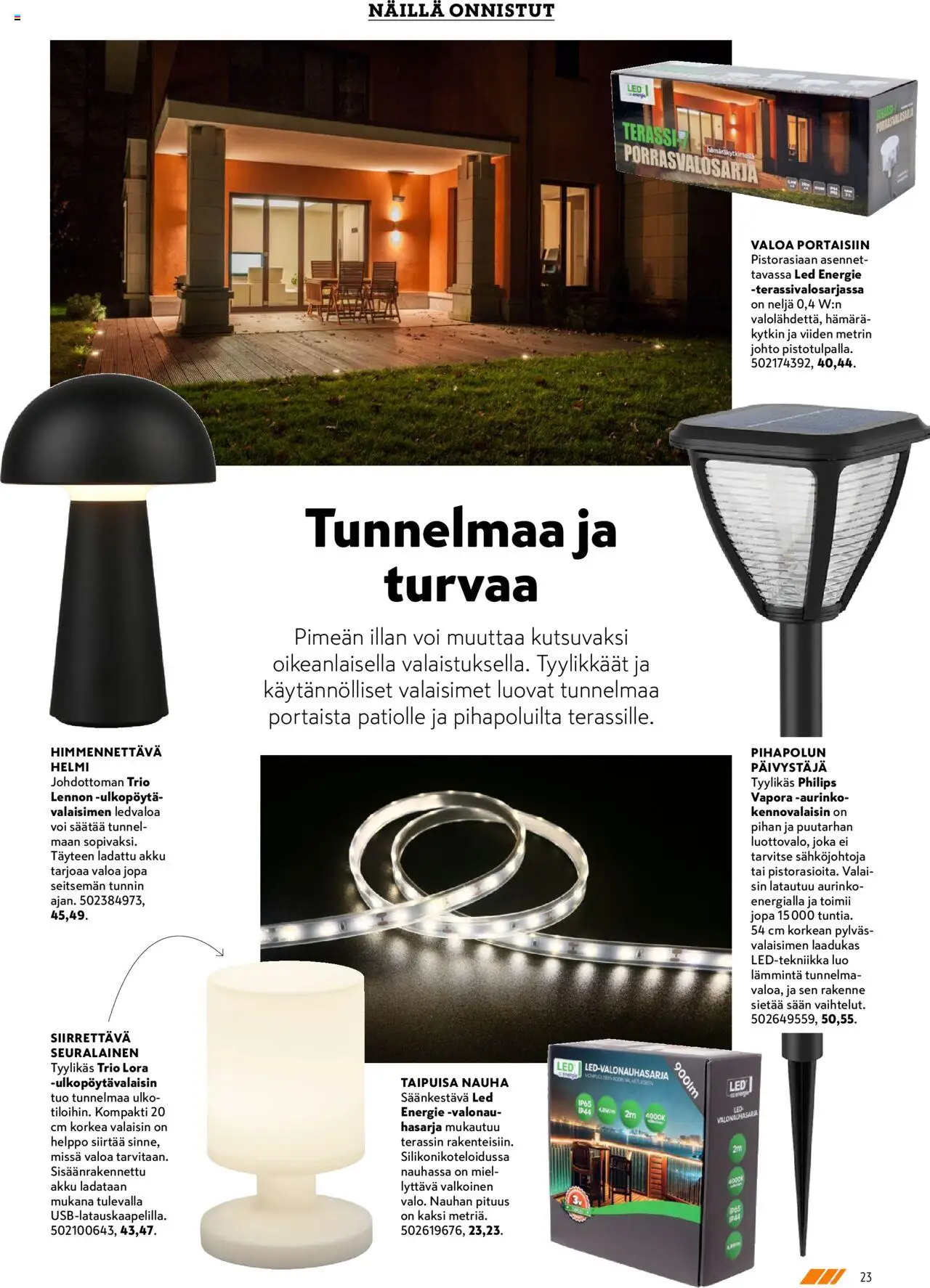  | Sivu: 23 | Tuotteet: Nauha, Akku, Voi