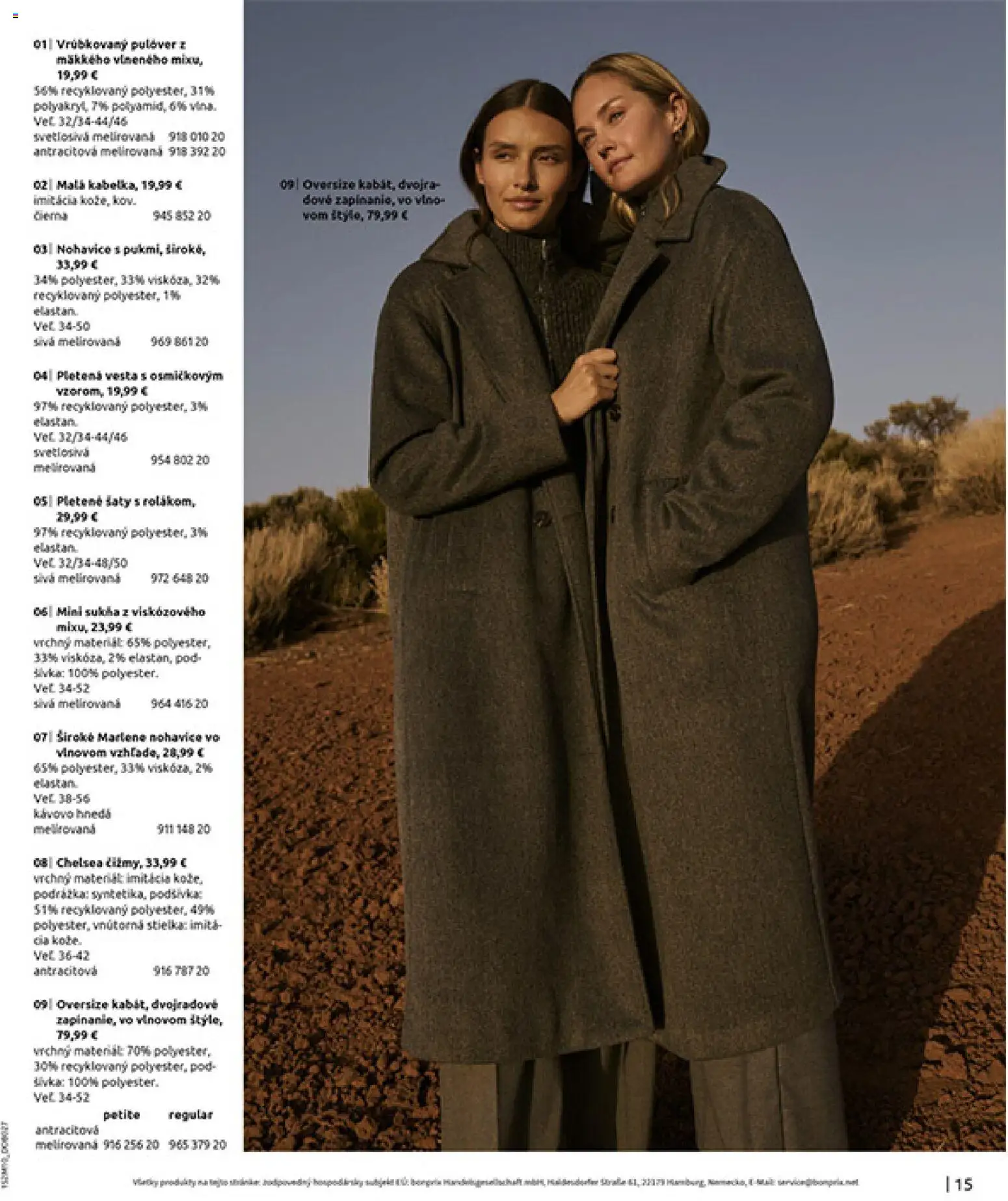 Nové Bonprix akcie – leták je platný od 24.11.2025 | Strana: 17 | Produkty: Víno, Šaty, Vesta, Nohavice