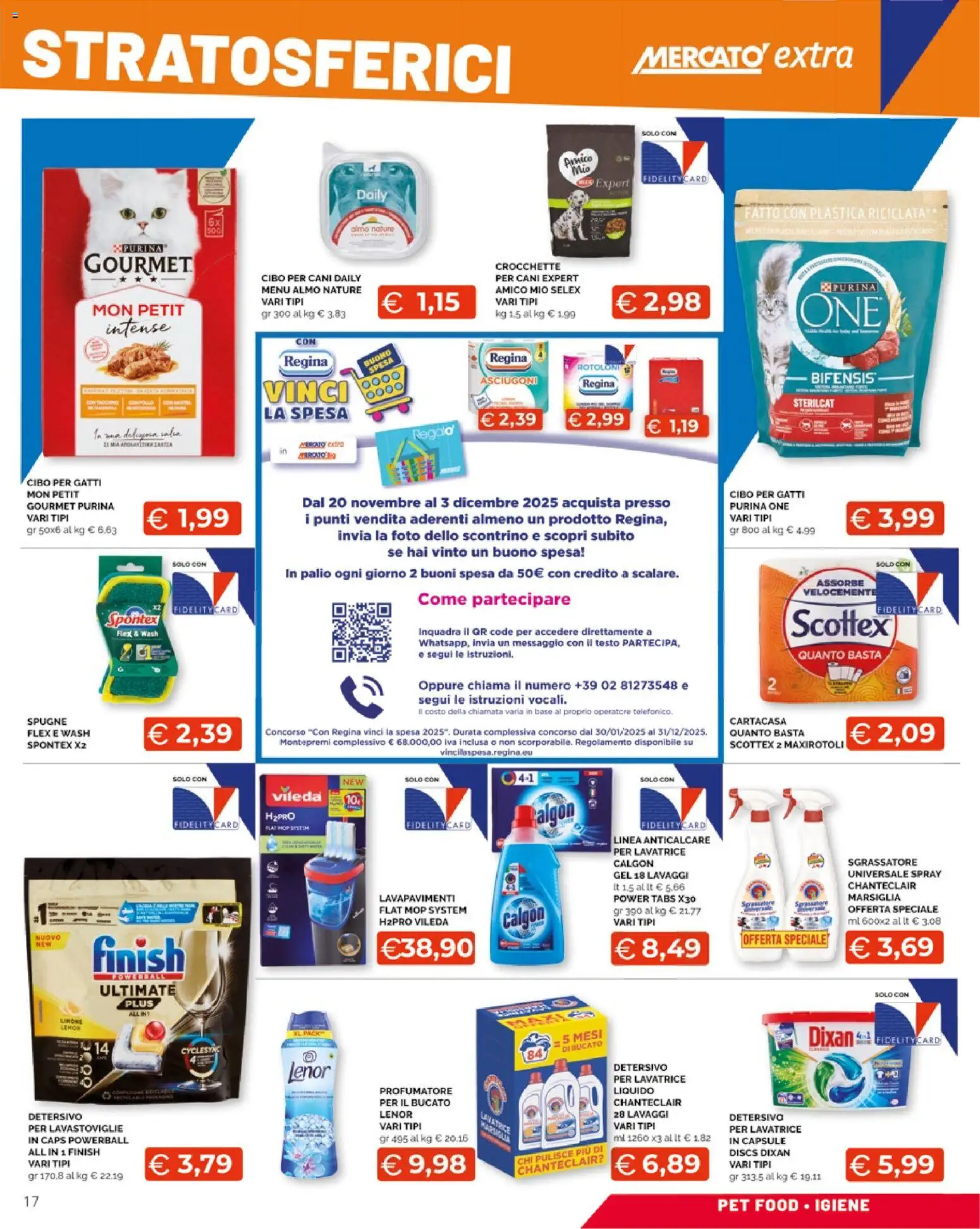 Volantino Mercatò del 20.11.2025 | Pagina: 17 | Prodotti: Anticalcare, Sgrassatore, Crocchette, Lavastoviglie