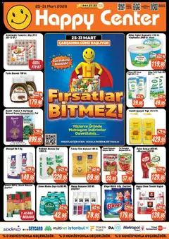 25.03.2026 tarihinden itibaren geçerli olan Happy Center kataloğu önizlemesi
