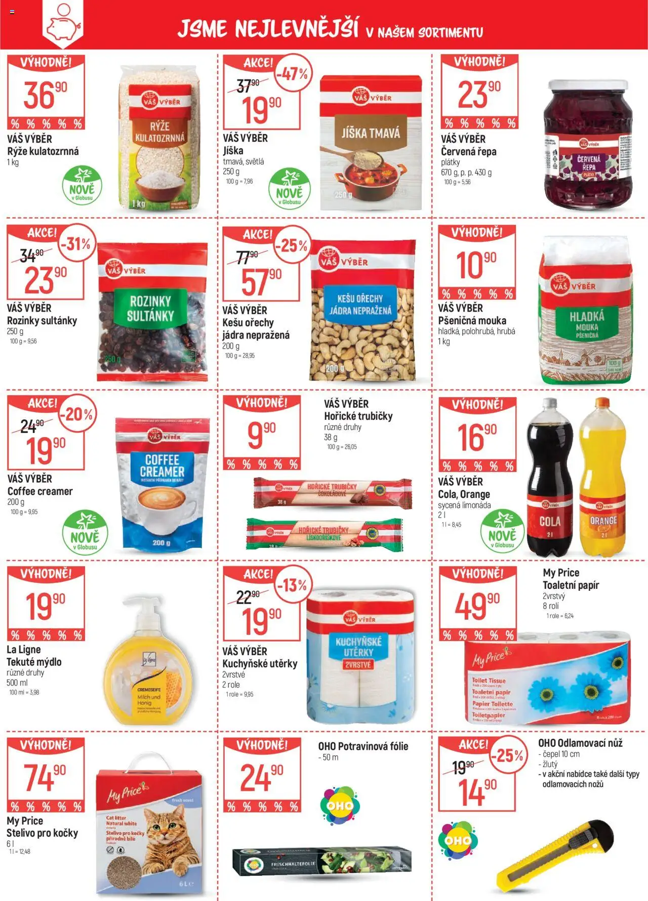 Globus leták - Ostrava od 06.08.2025 | Strana: 4 | Produkty: Limonáda, Rýže, Stelivo, Coffee creamer