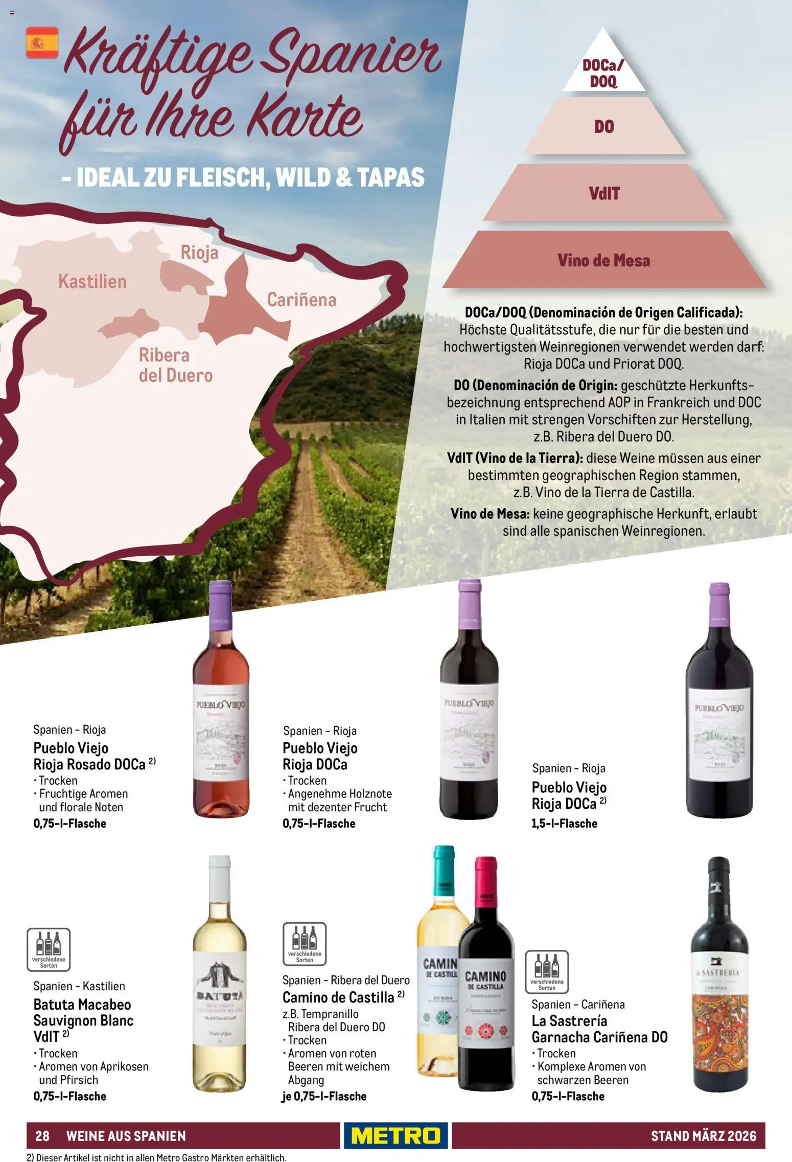 Metro Hauswein-Katalog – gültig ab 03.03.2026 | Seite: 28 | Produkte: Pfirsich