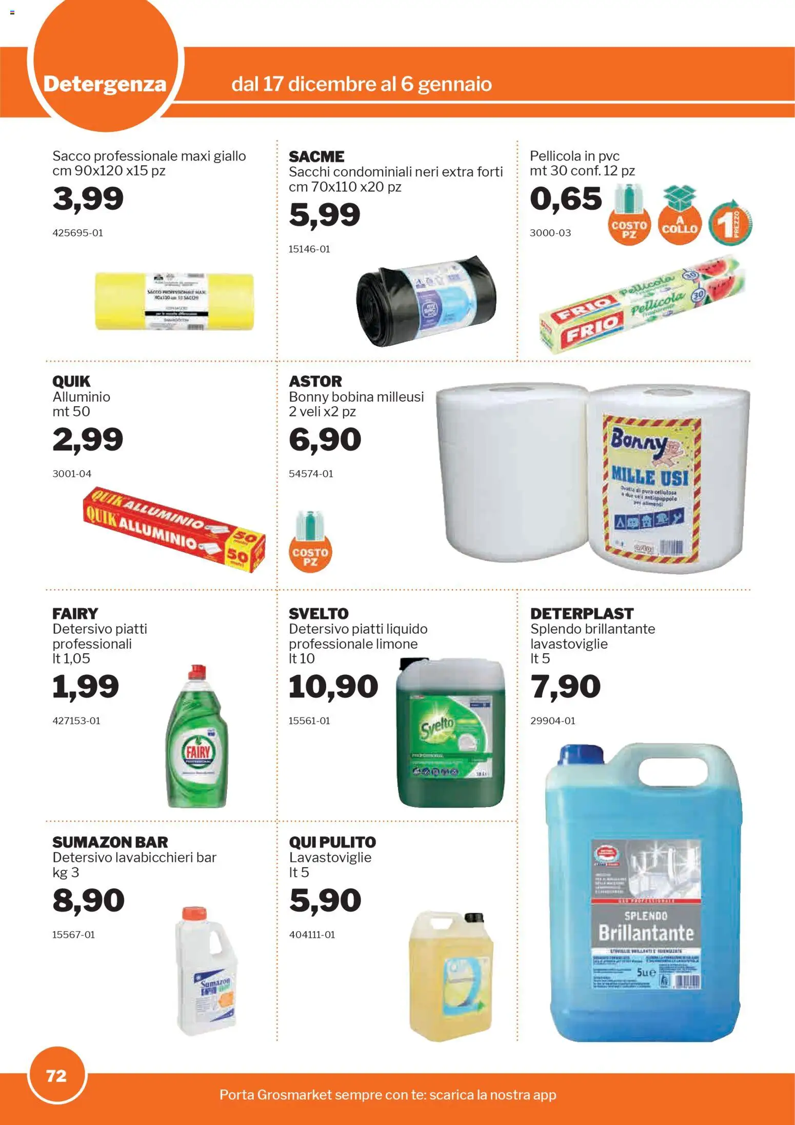 Volantino Sogegross del 17.12.2025 | Pagina: 72 | Prodotti: Tè, Limone, Lavastoviglie, Pellicola