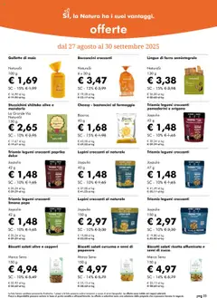 Volantino Natura Sì del 27.08.2025 | Pagina: 23
