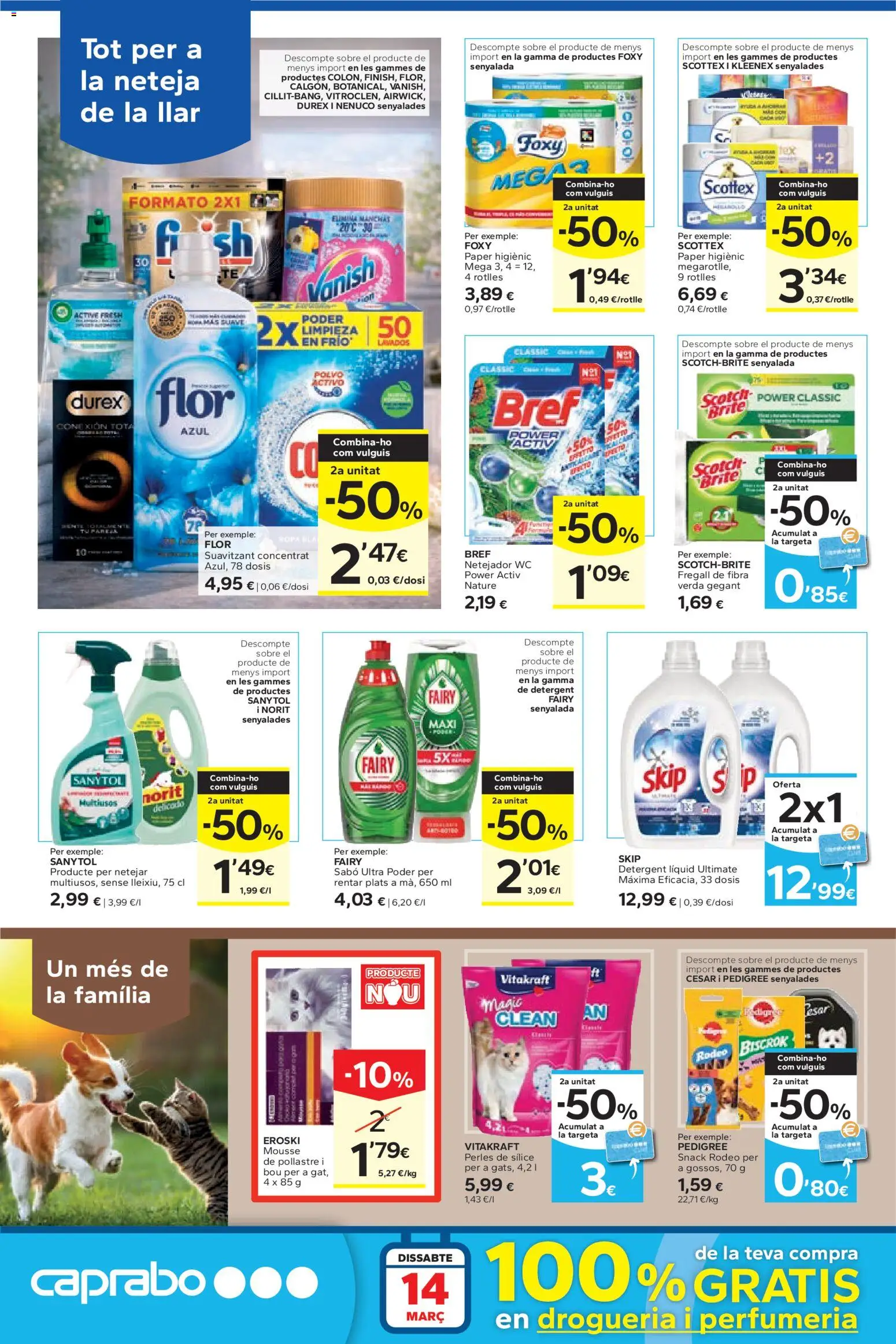 Caprabo folleto │ válido desde el 12.03.2026 | Página: 14 | Productos: Polvo, Mousse